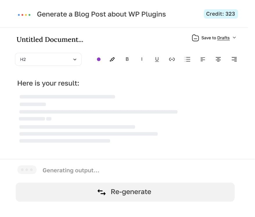 生成·编辑·导出